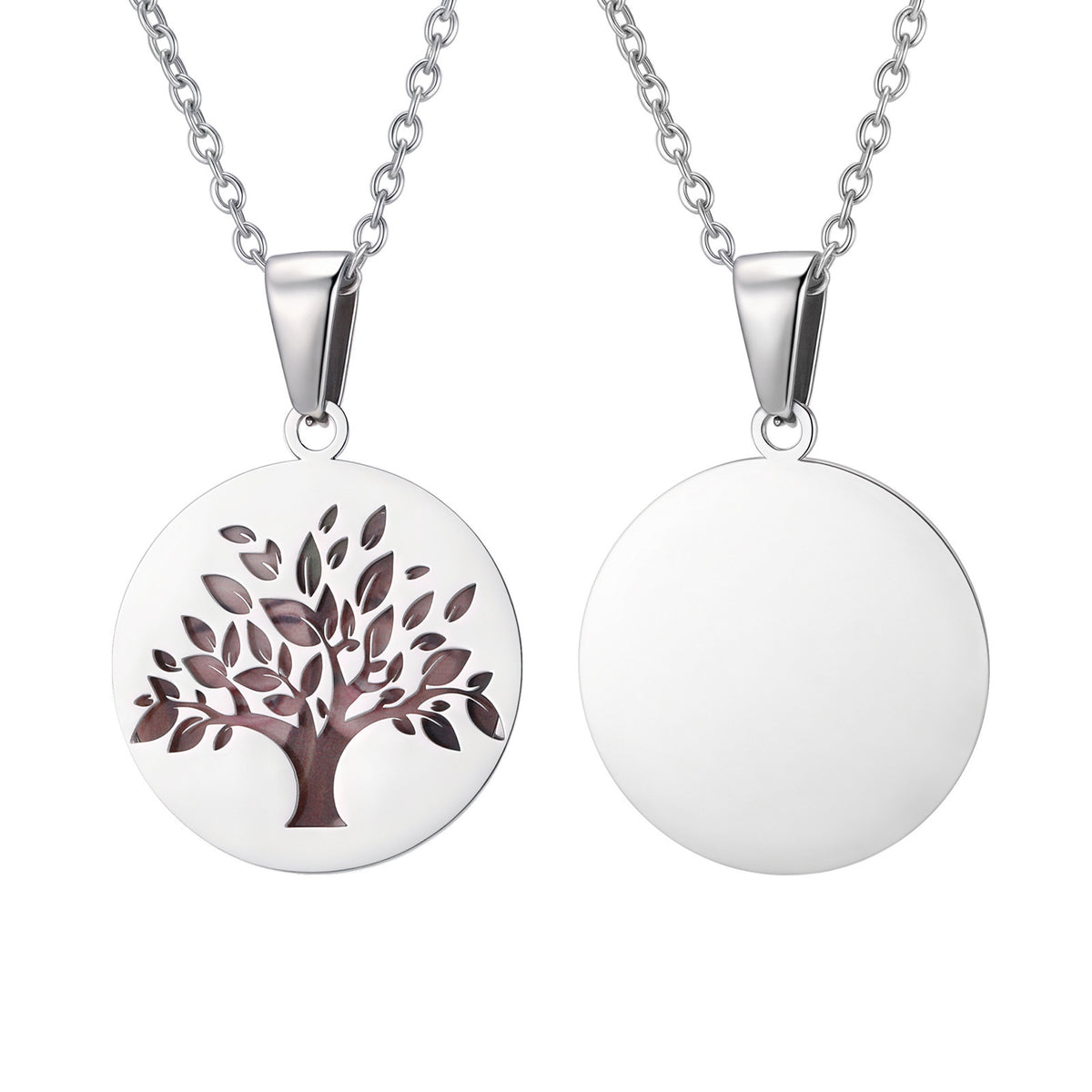 Stainless Steel Pendant — With or Without Chain