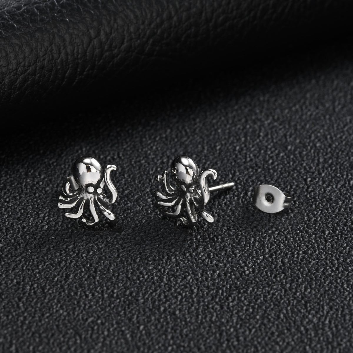 Stainless Steel Cat Earrings