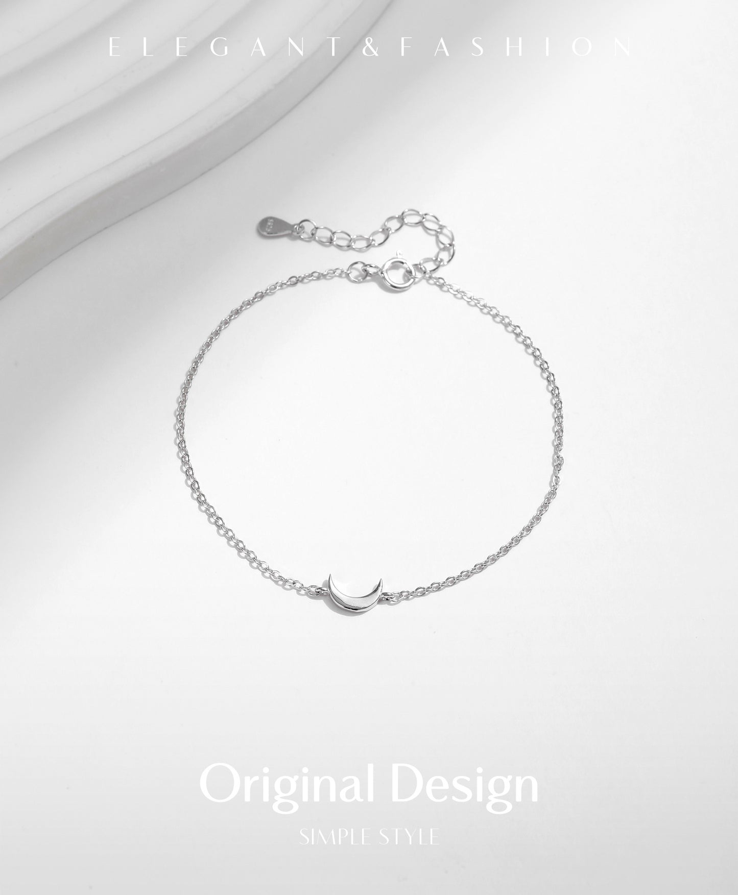 Planderful Everyday Genie Bracelet – Minimalist Crescent Design