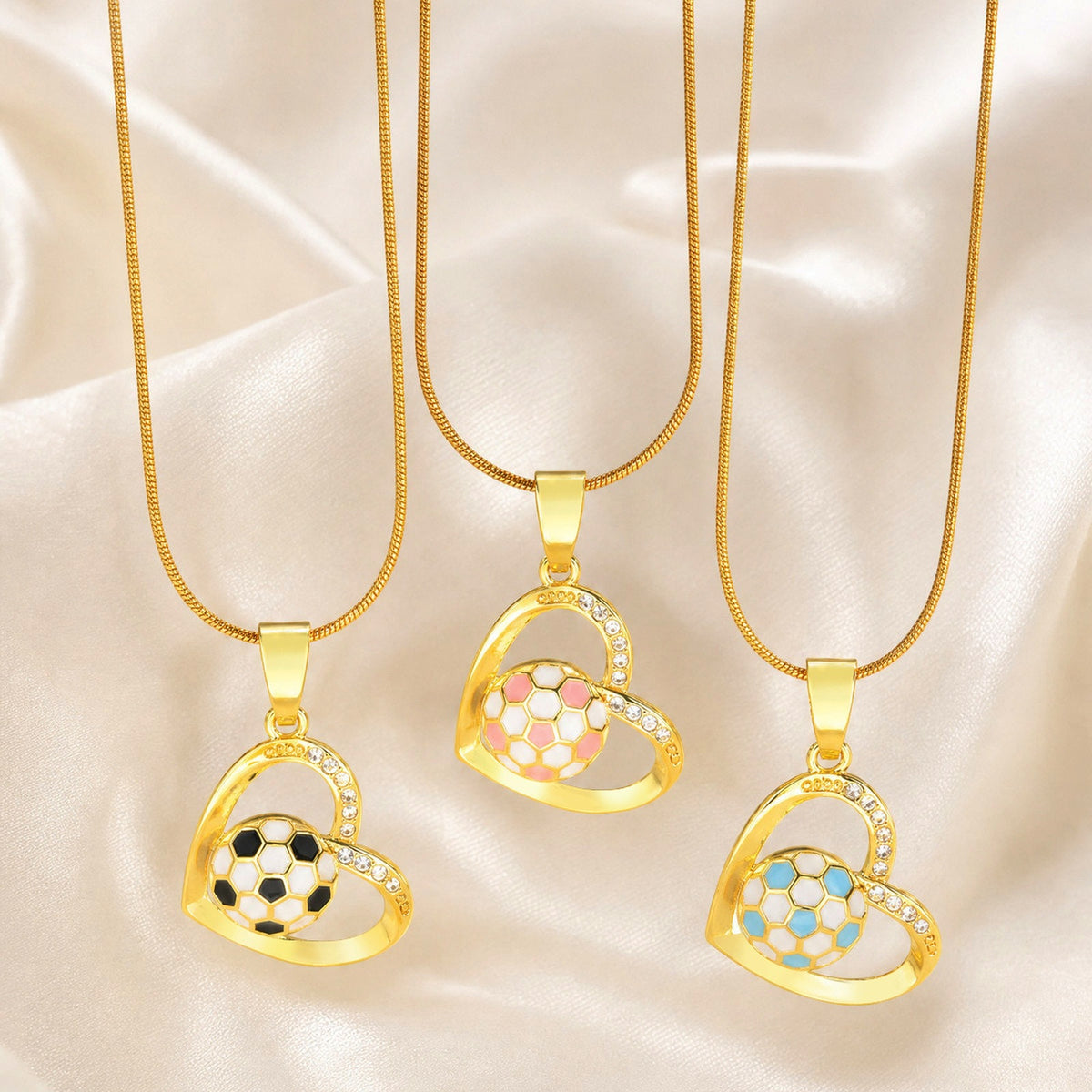 Hot-Selling World Cup Football Pendant Necklace In Europe & America – Copper Sports
