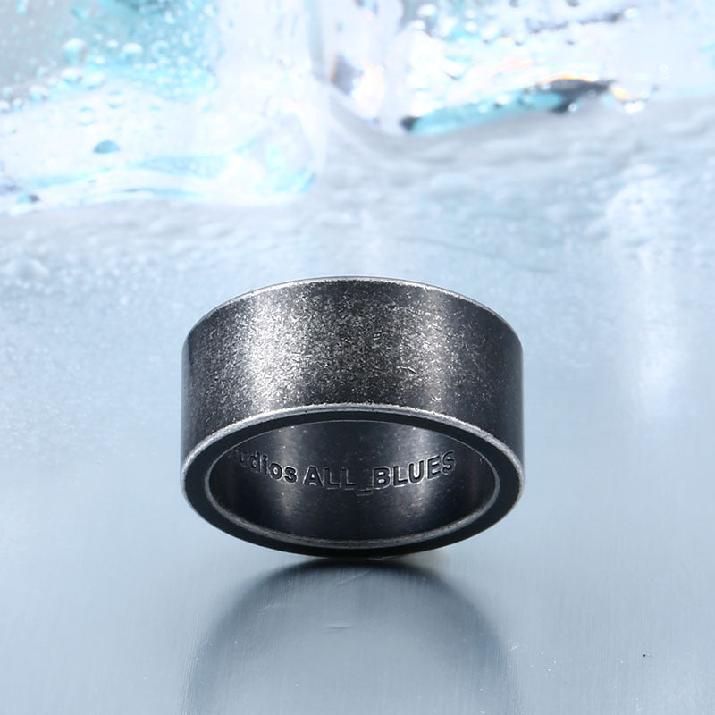 Nordic Minimalist Retro Stainless Steel Ring for Men and Women - Trendy Fashion Jewelry