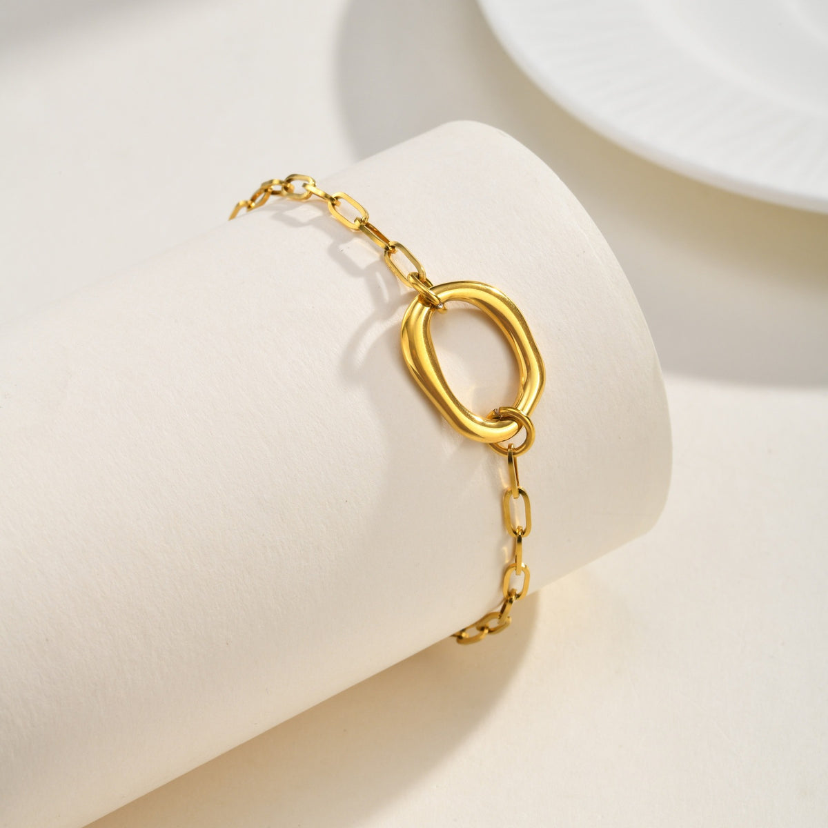 Geometric Stainless Steel Bracelet