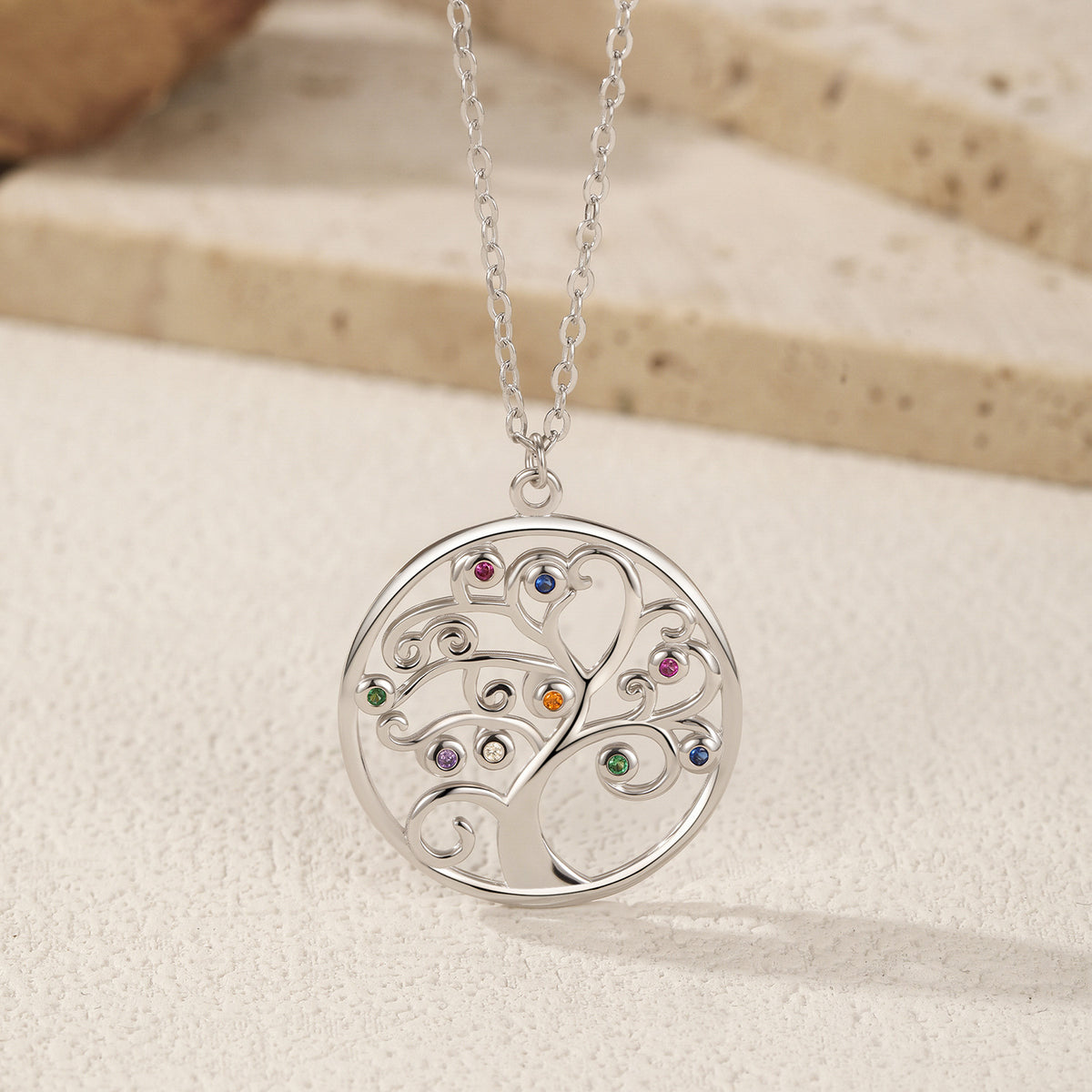 925 Sterling Silver Vintage Pattern Necklace