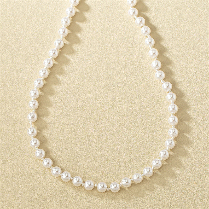 Chic Pearl Collarbone Necklace - Vienna Verve Collection