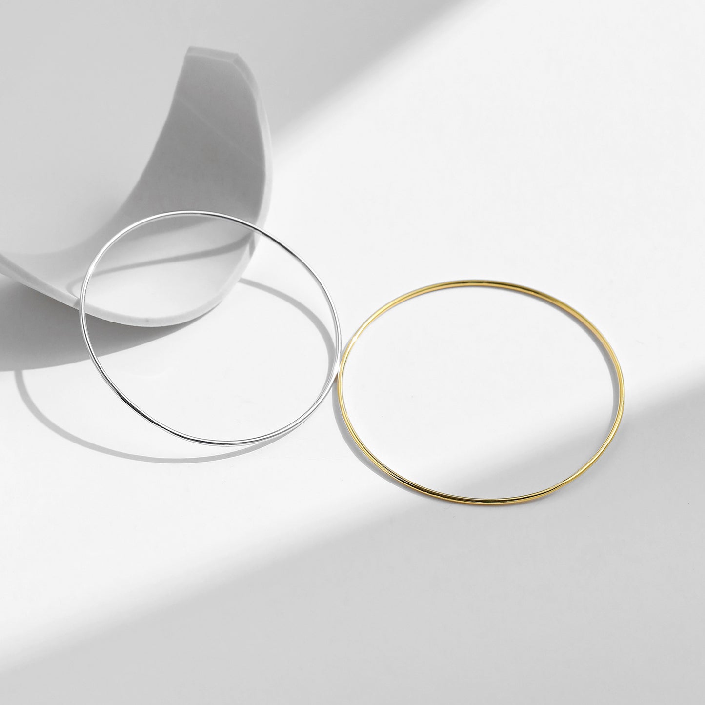 Simple Sterling Silver Bracelet for Women by Planderful Collection