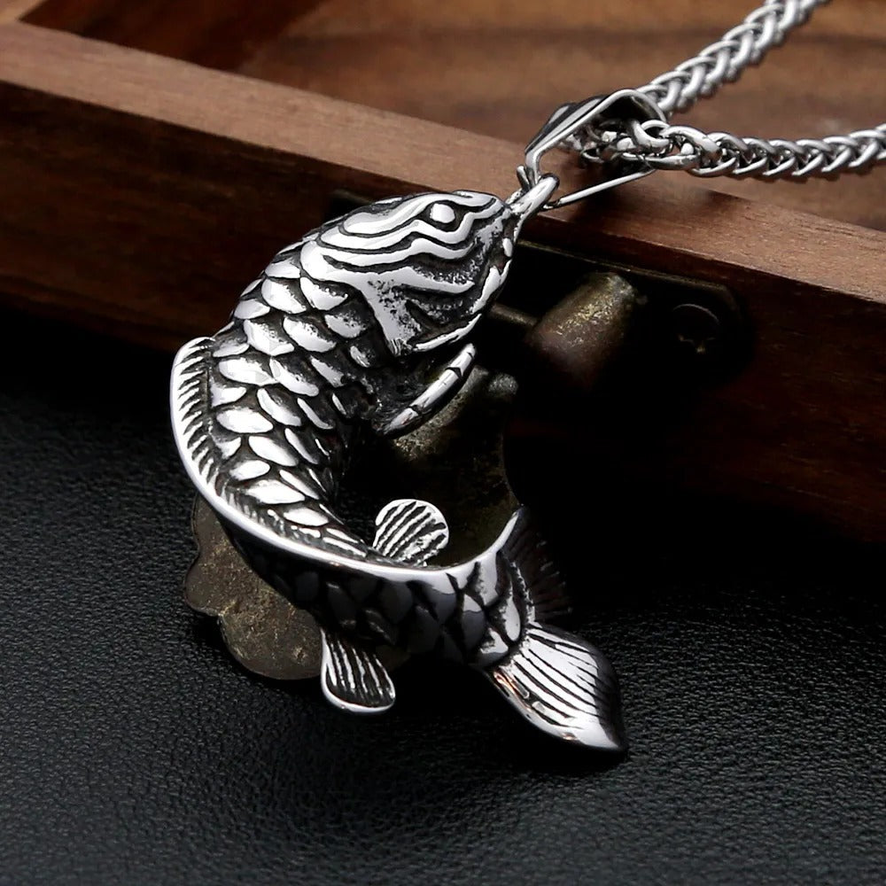 Punk Vintage Stainless Steel Men's Pendant Necklace