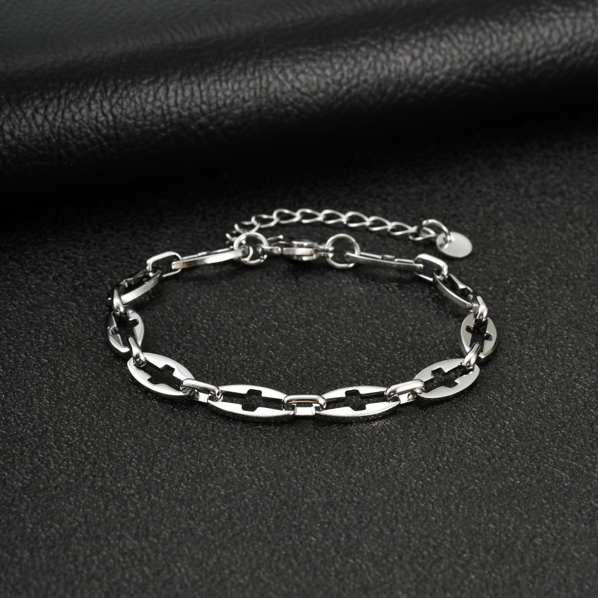 Cross Stainless Steel Bracelet