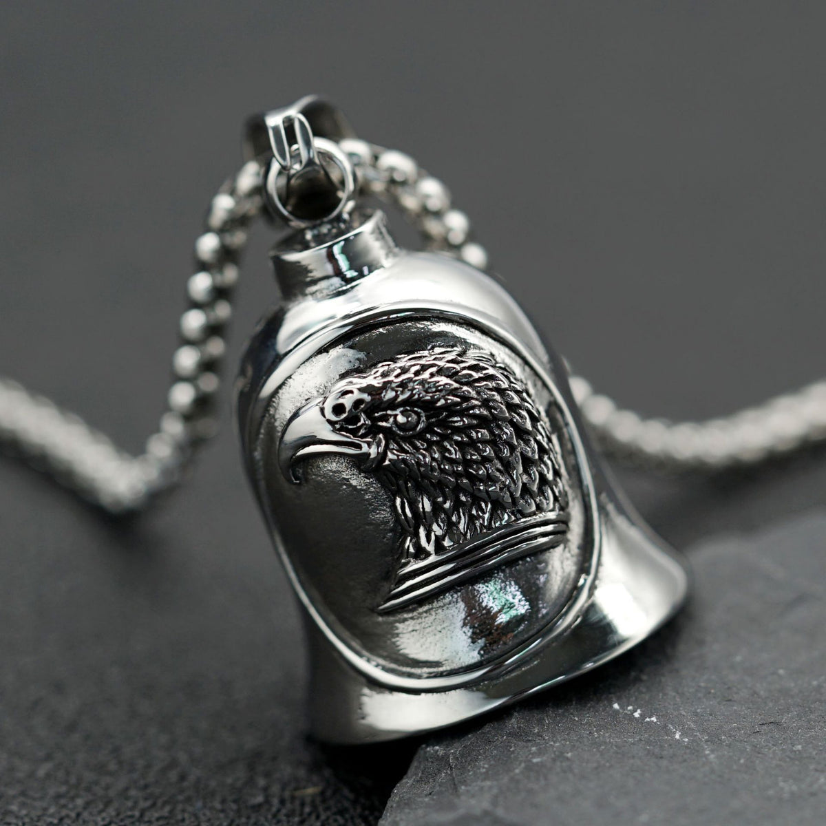 Punk Eagle Stainless Steel Pendant Necklace