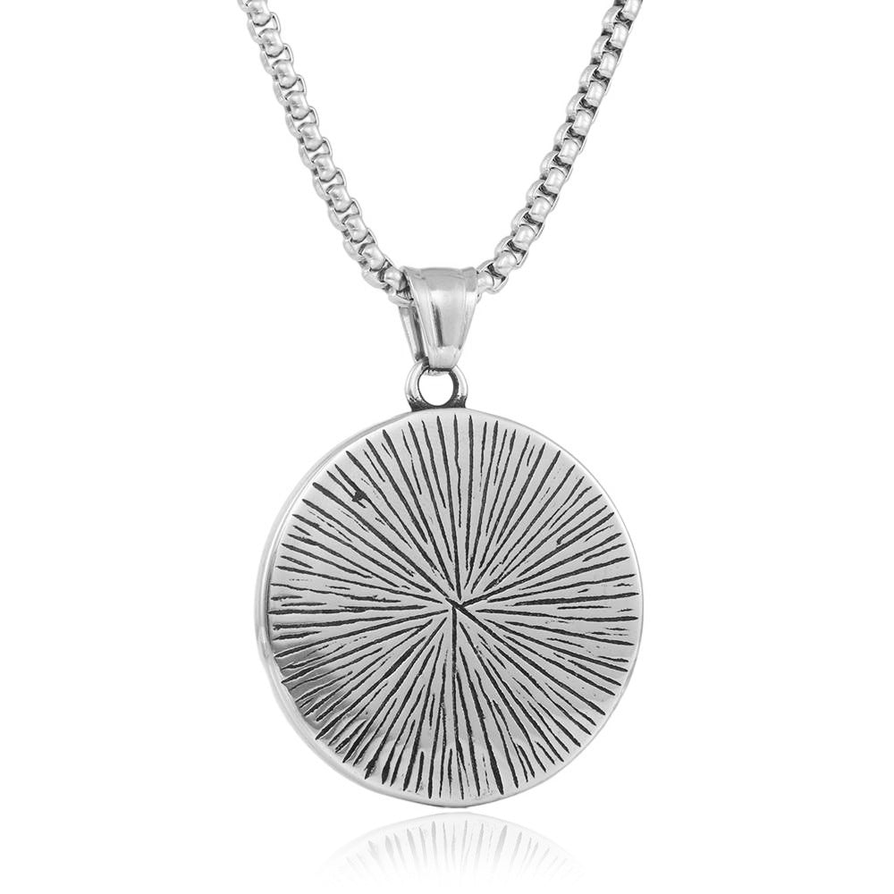 European And American Stainless Steel Freemasonry Pendant