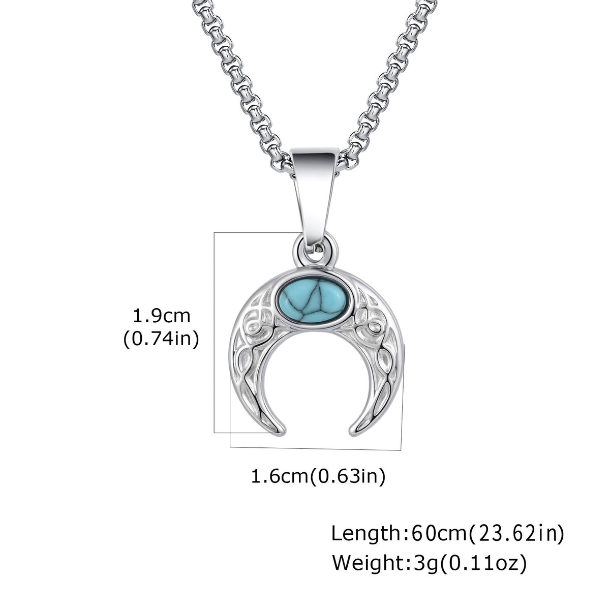 Stainless Steel Pendant — With or Without Chain