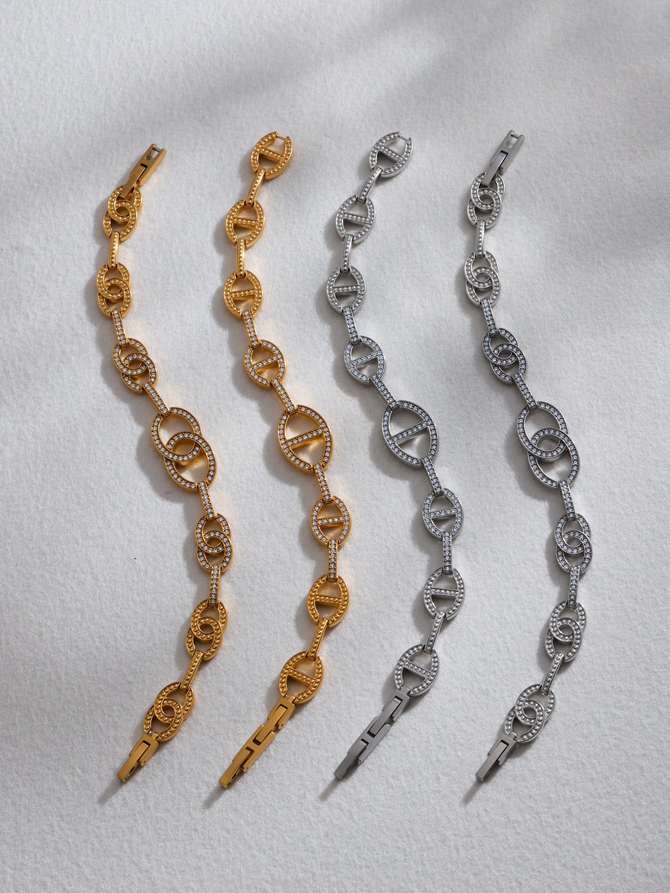 Planderful Genie 5A Zircon Geometric Bracelet For Women