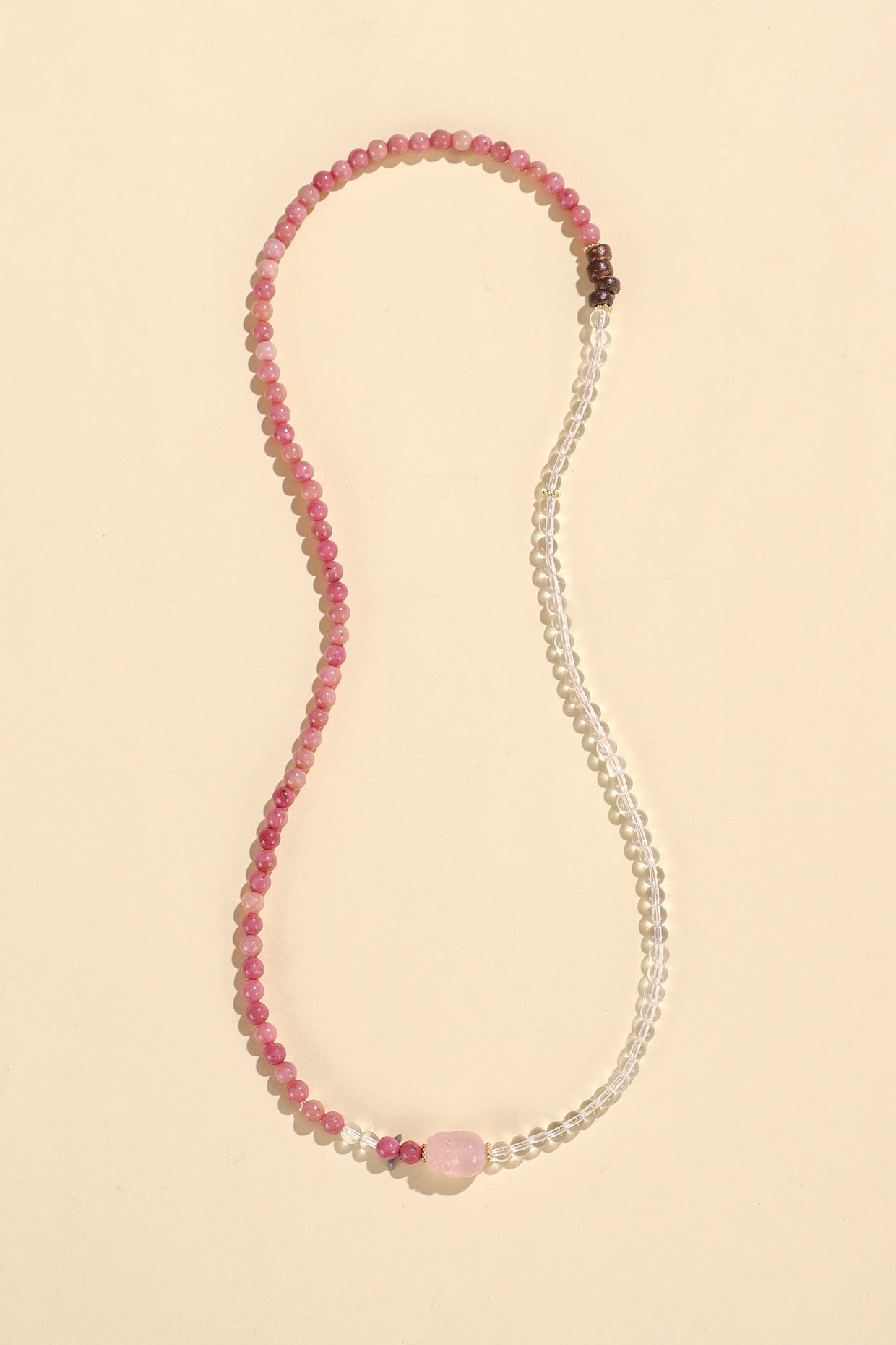 Planderful Fortune's Favor Bracelet – Elegant Chinese Rose Stone Design