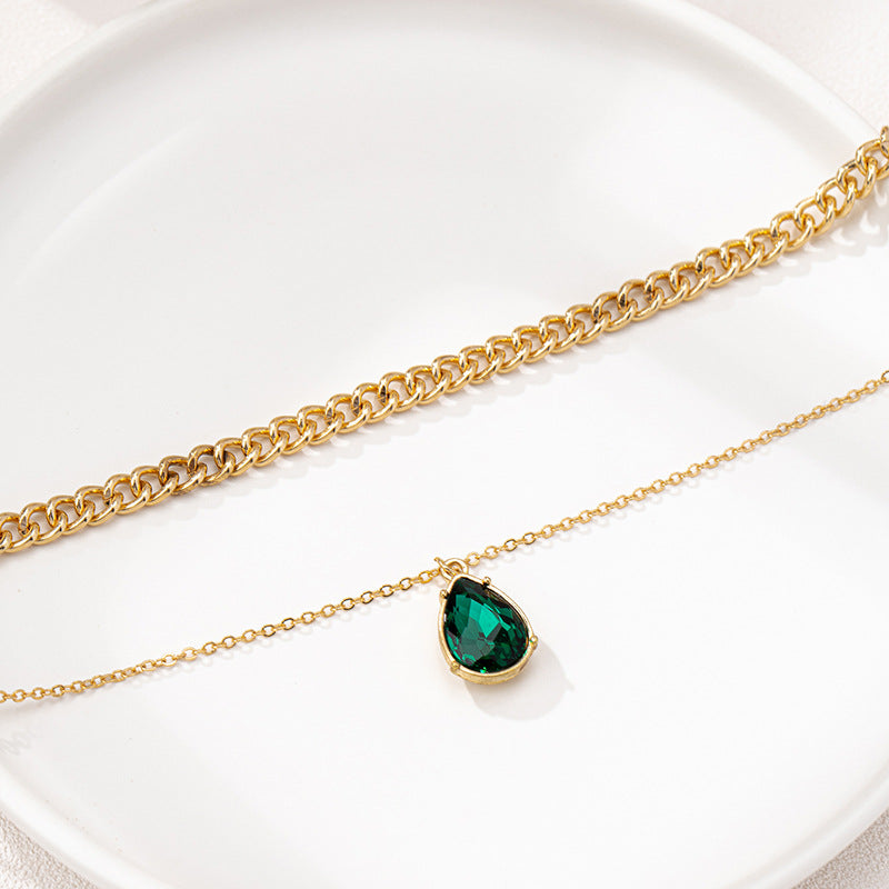 Planderful Vienna Verve Necklace – Elegant Metal Geometry Design