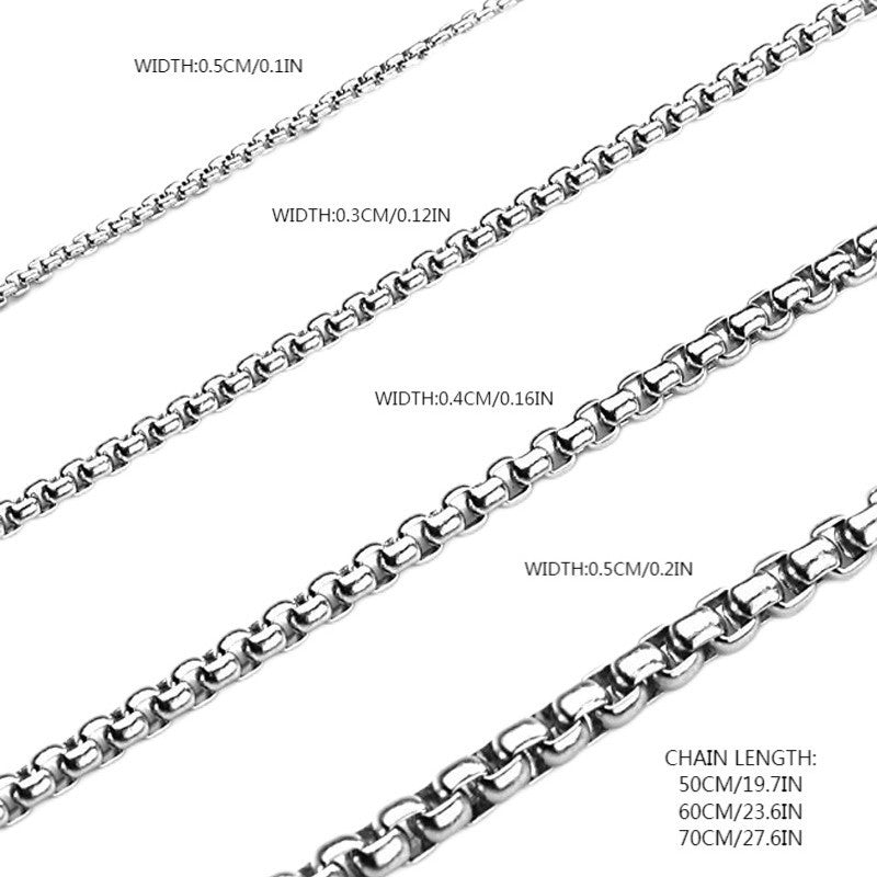 Pearl Square Stainless Steel Pendant Necklace