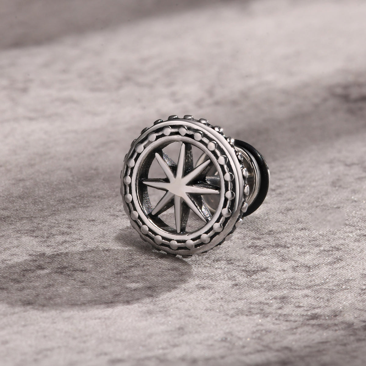 Modern Stainless Steel Earring — Single