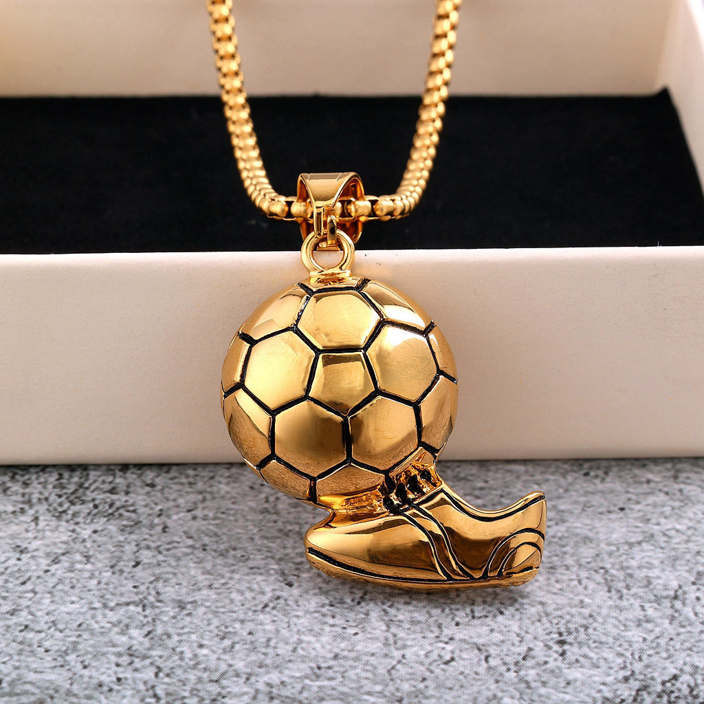 Vintage Stainless Steel Men's Pendant Necklace