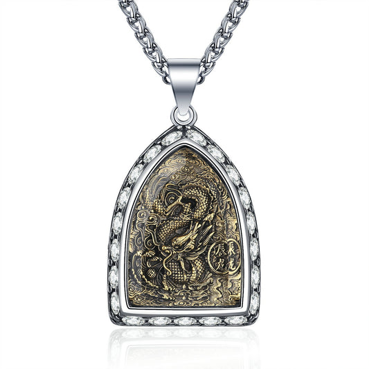 Steel Necklace – Luxury Zodiac Amulet Pendant