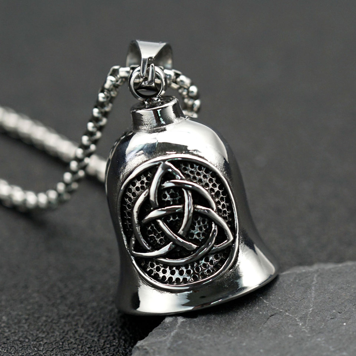 Vintage Viking Stainless Steel Pendant Necklace