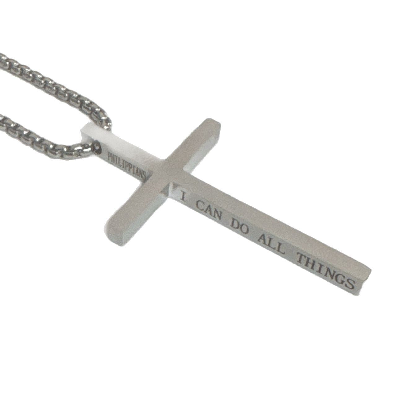 Planderful Titanium Steel Men Cross Necklace Hip Hop