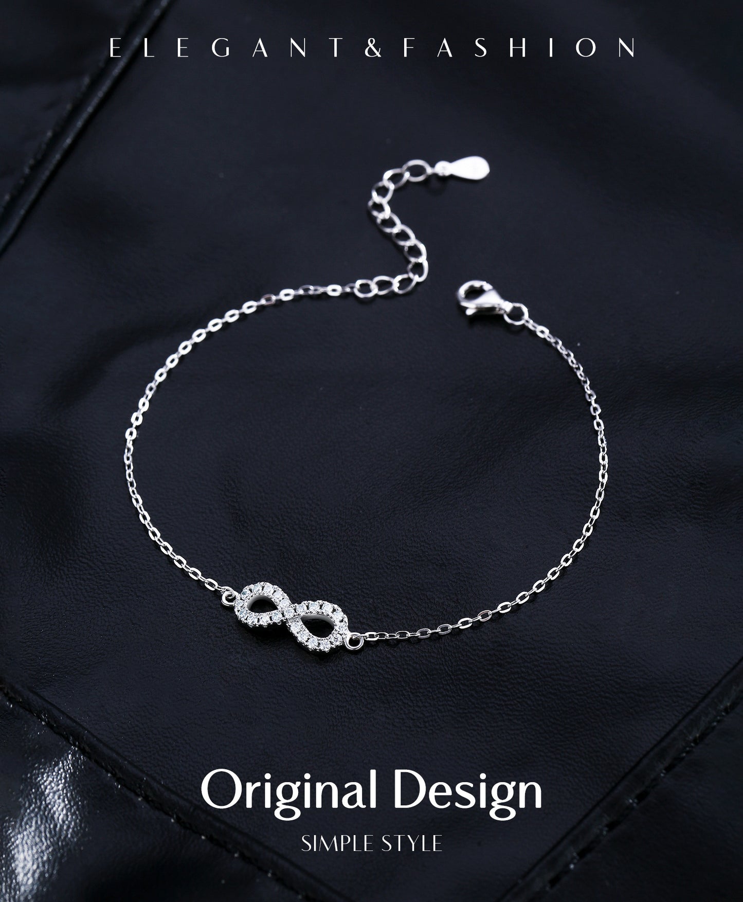 Planderful Moissanite Sparkling Bracelet – Elegant Sterling Silver Design