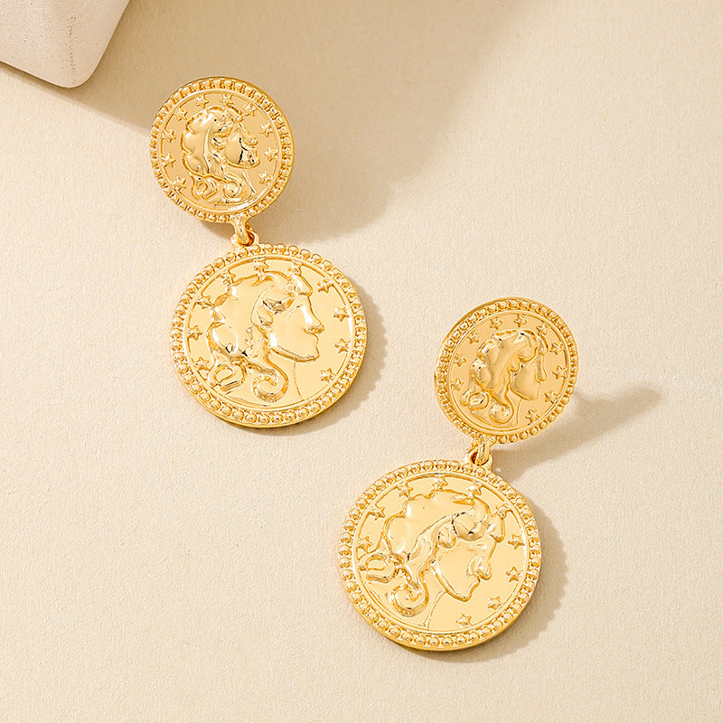 Planderful Vienna Verve Earrings – Elegant European Retro Design