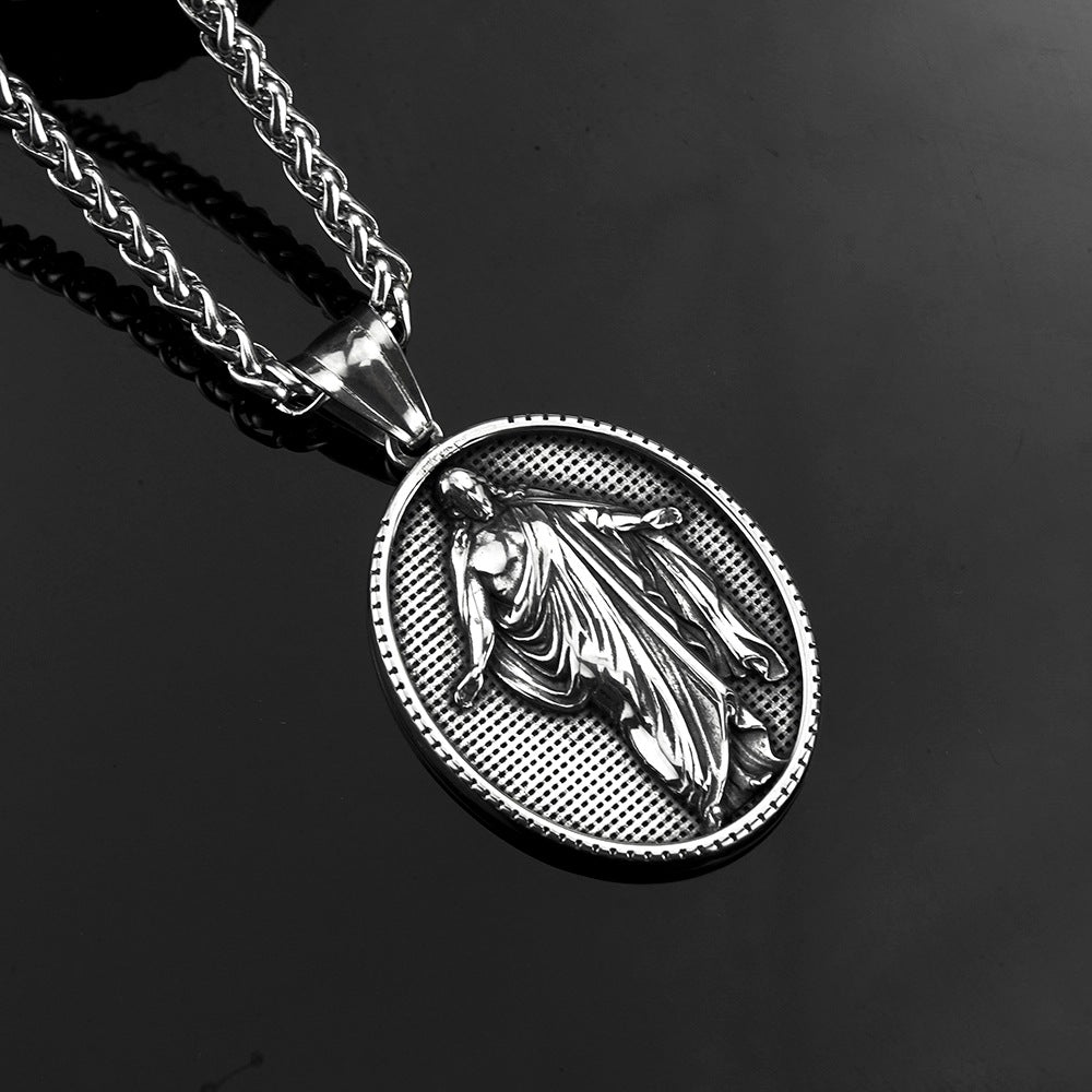 European And American Retro Men's Jewelry Pendant Necklace