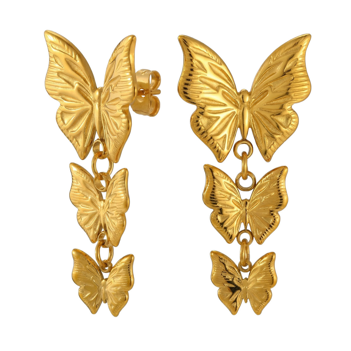 Modern Stainless Steel Earrings