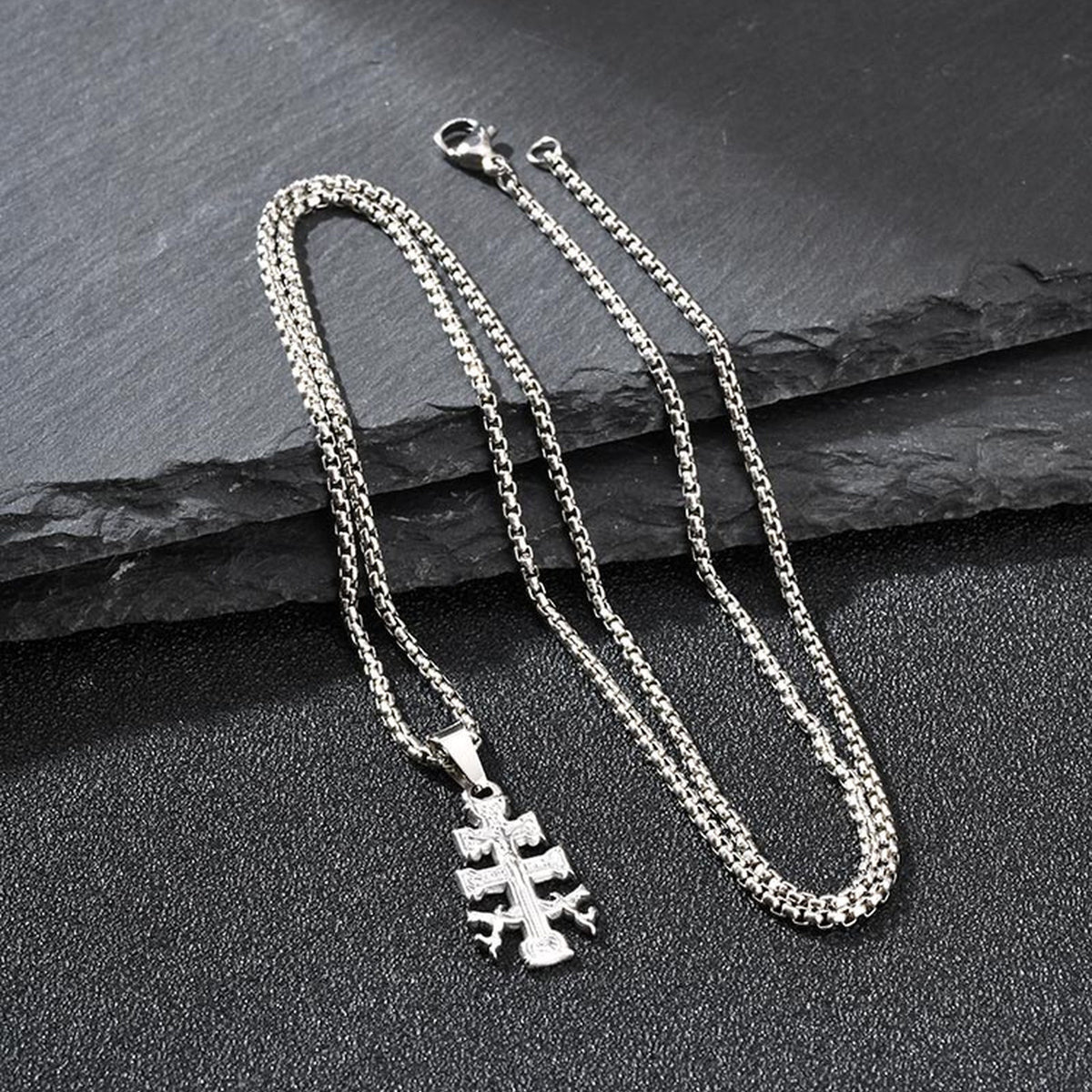 Cross Stainless Steel Pendant for Men
