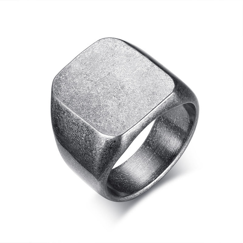 Men Rings Stainless Steel Cross-Border Ring Jewelry for Men