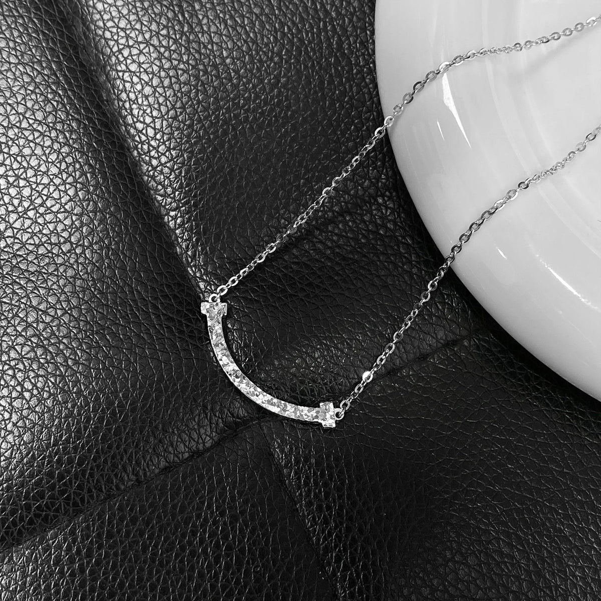 S999 Fine Silver Crushed Ice Necklace