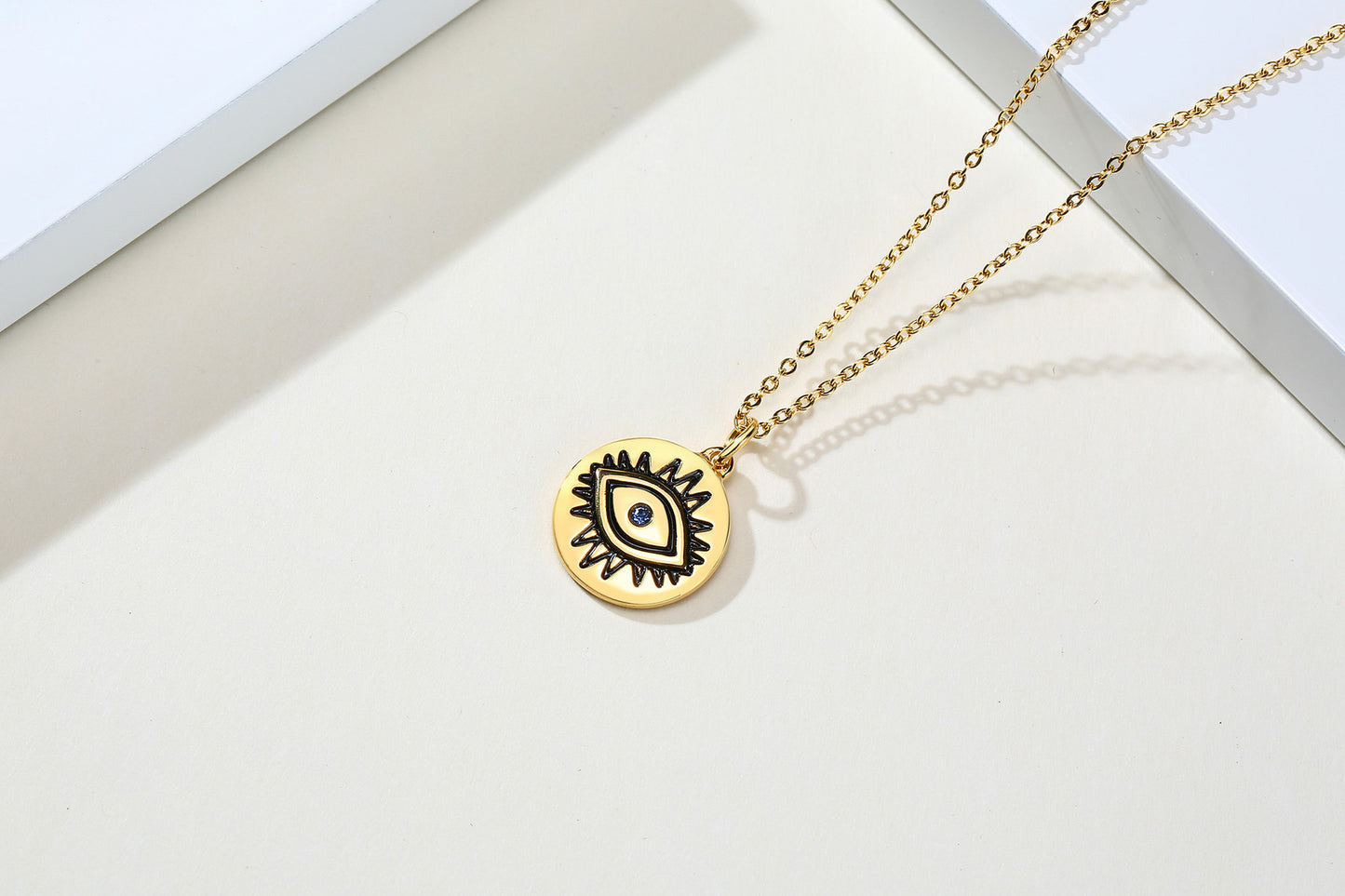 Titanium Steel Necklace Gold Women's European Jewelry Zircon