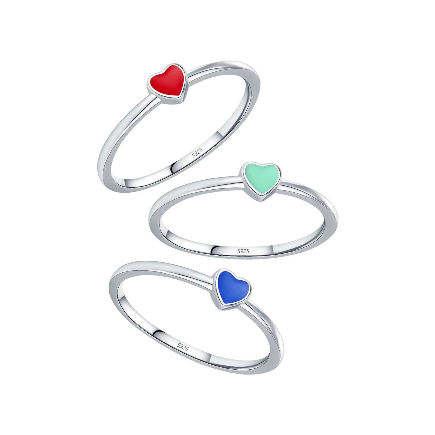 Planderful Everyday Genie Peach Heart Enamel Ring – Sweet and Girly Design