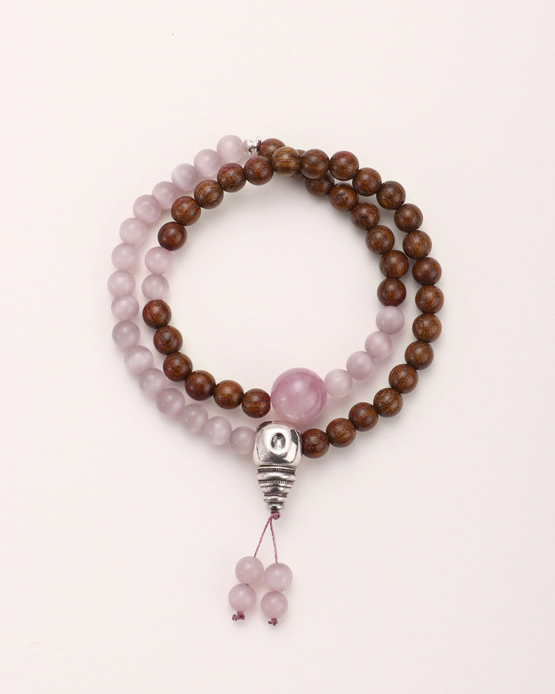 Sandalwood Double-Wrap Bracelet