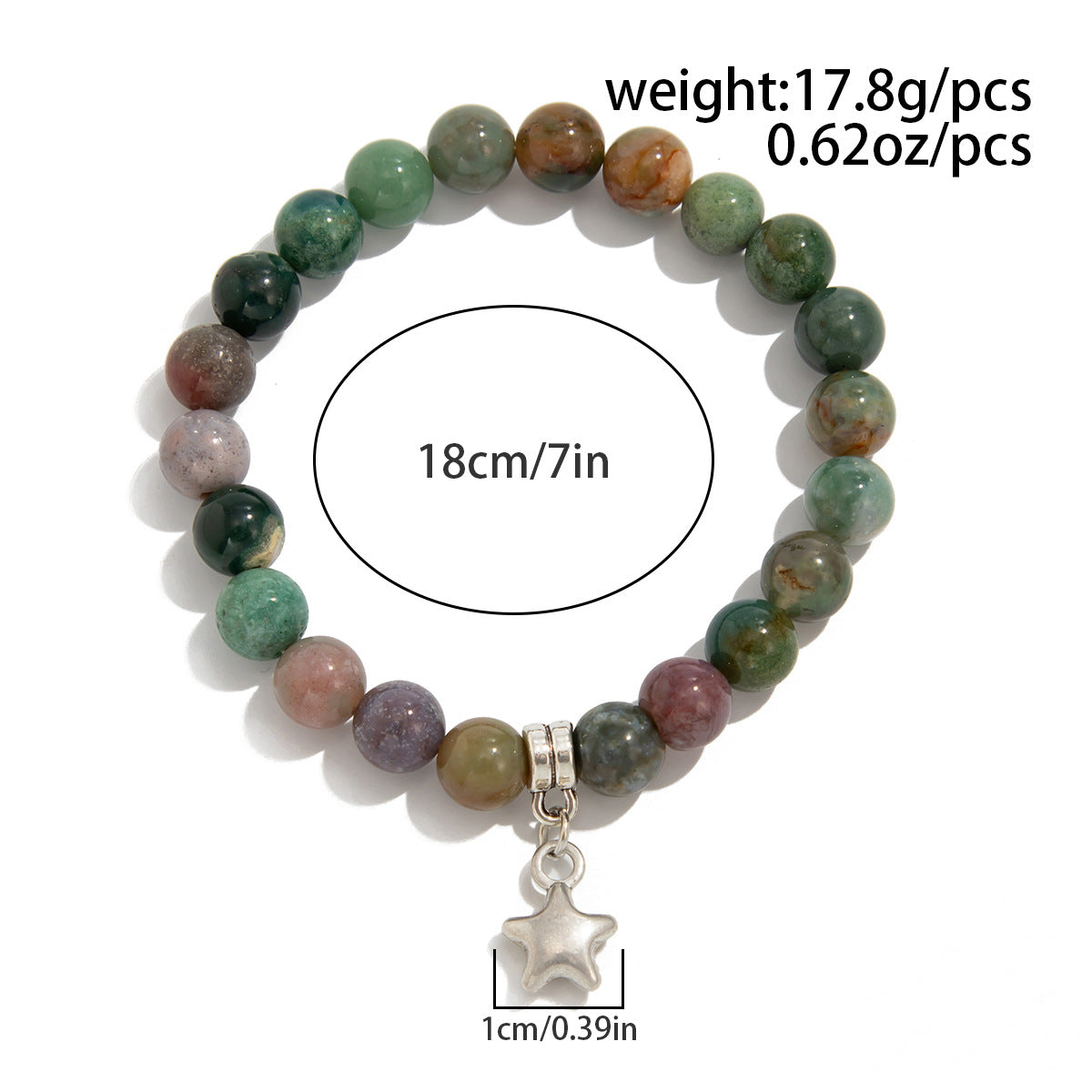 Planderful Vienna Verve Ethnic Wind Star Bracelet For Women Retro Gravel Statement Jewelry
