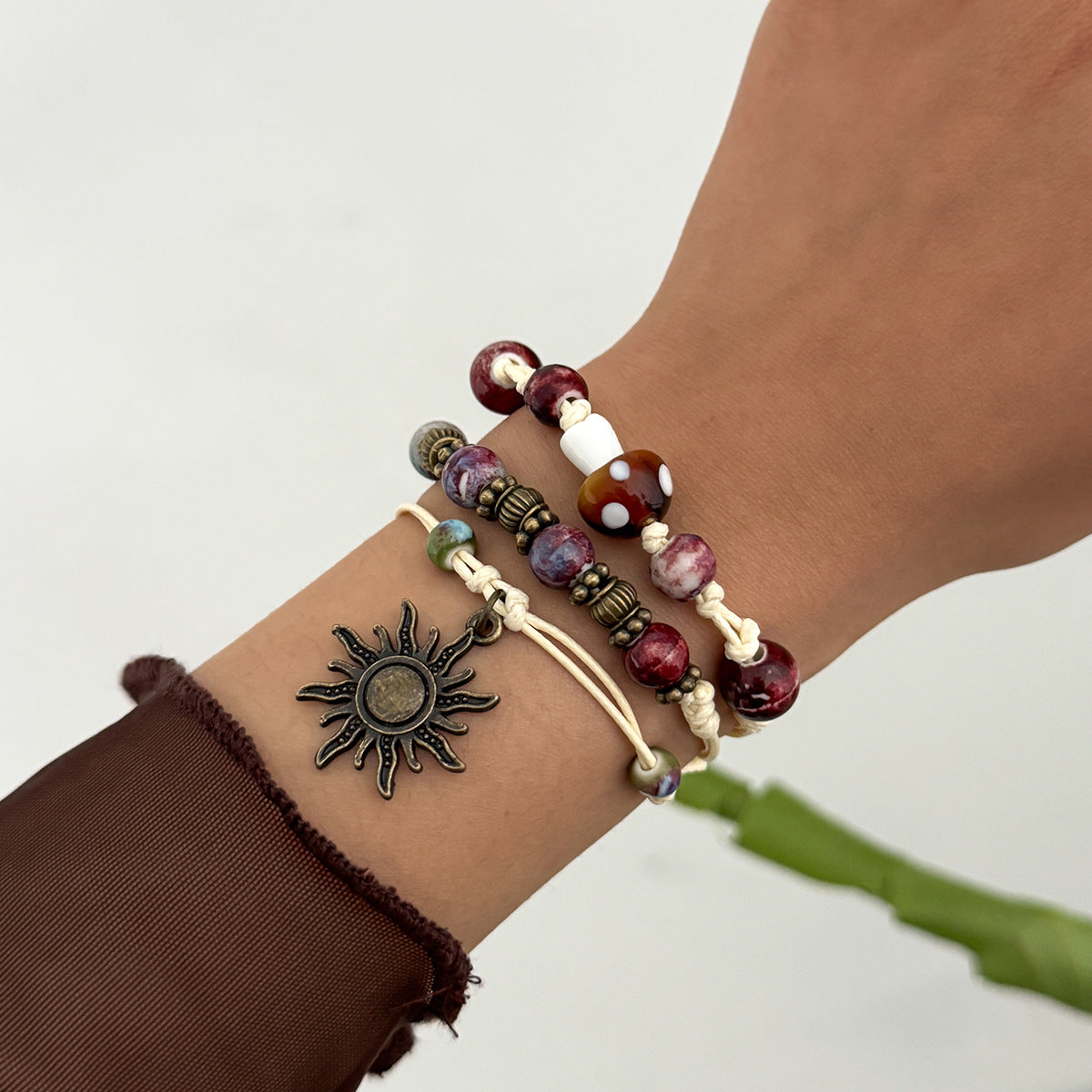 Planderful Vienna Verve Ethnic Wind Star Bracelet For Women Retro Gravel Statement Jewelry