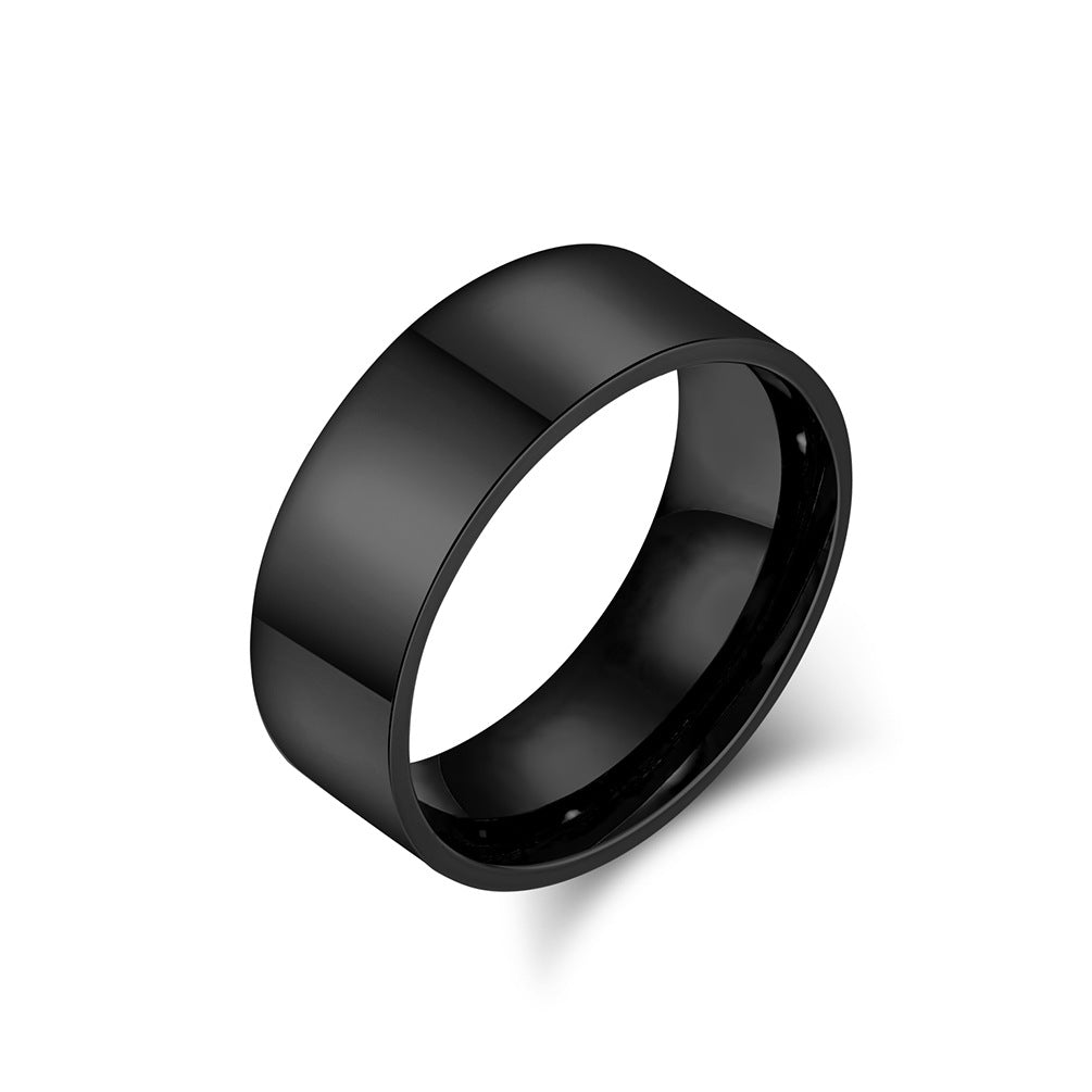 Modern Stainless Steel Ring — Gold / Silver / Black