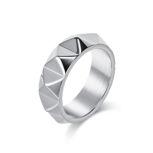 Planderful Stainless Steel Ring For Men SelfDefense Durable
