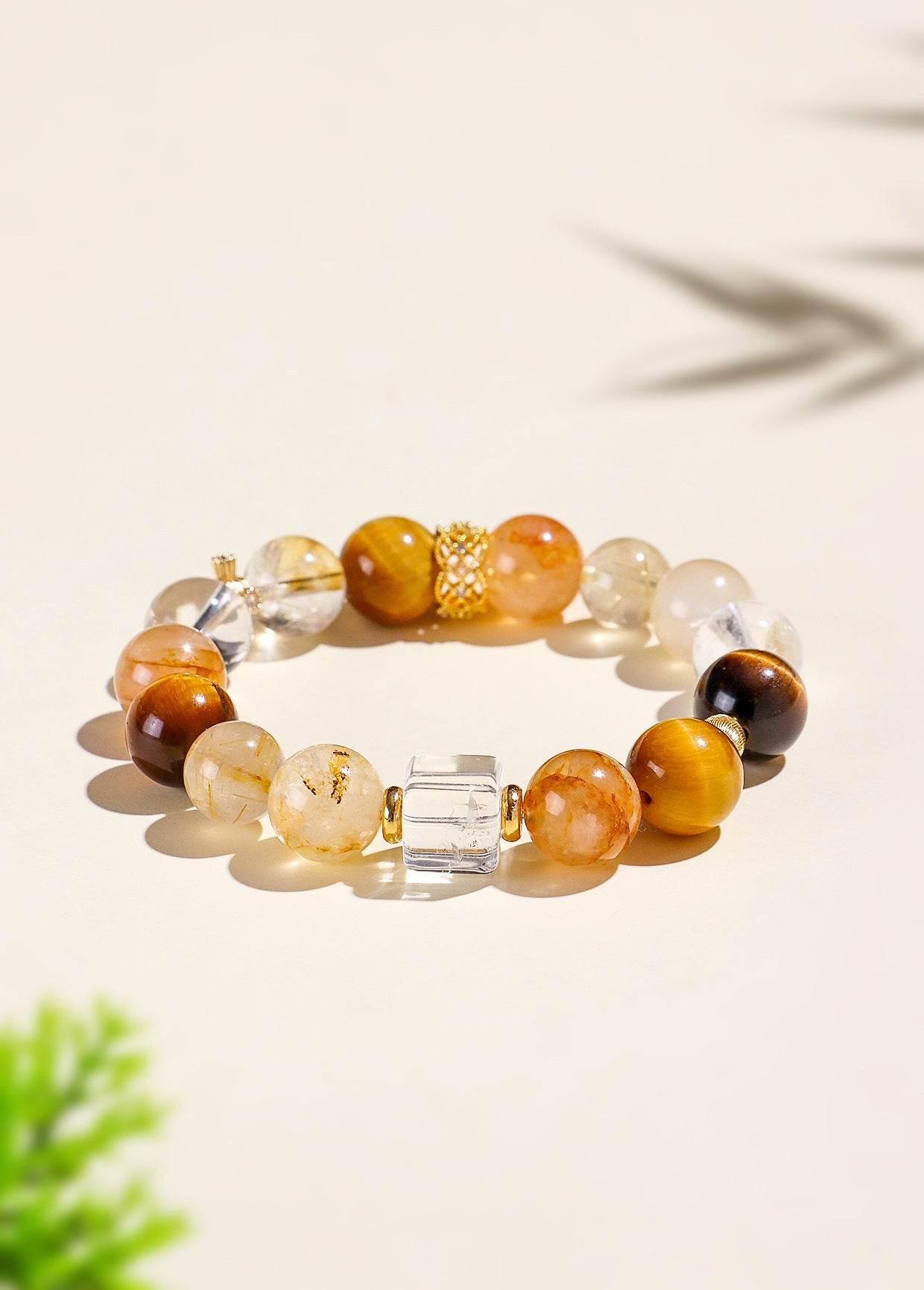 Planderful Fortune's Favor Bracelet – Elegant Crystal Beaded Design