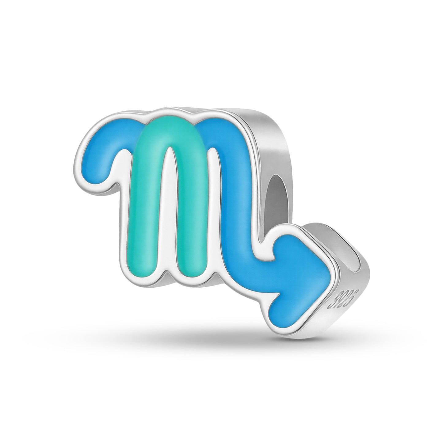 Planderful Jewelry Zodiac Beaded Pendant Bracelet in S925 Sterling Silver Handcrafted Elegance