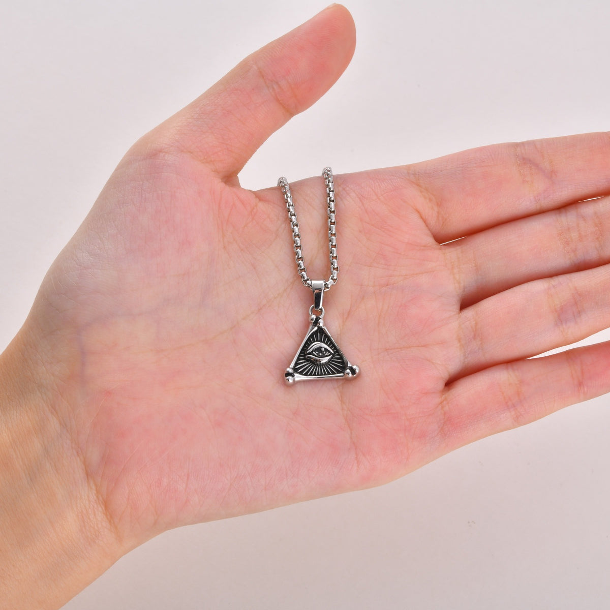 Devil's Eye Stainless Steel Pendant