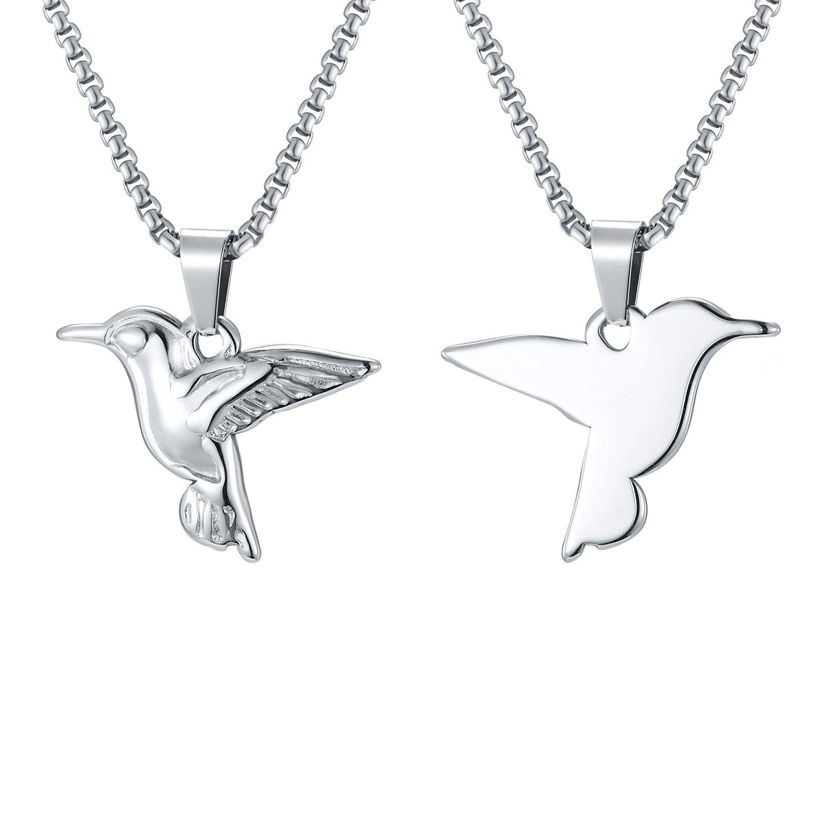 Hummingbird Stainless Steel Pendant