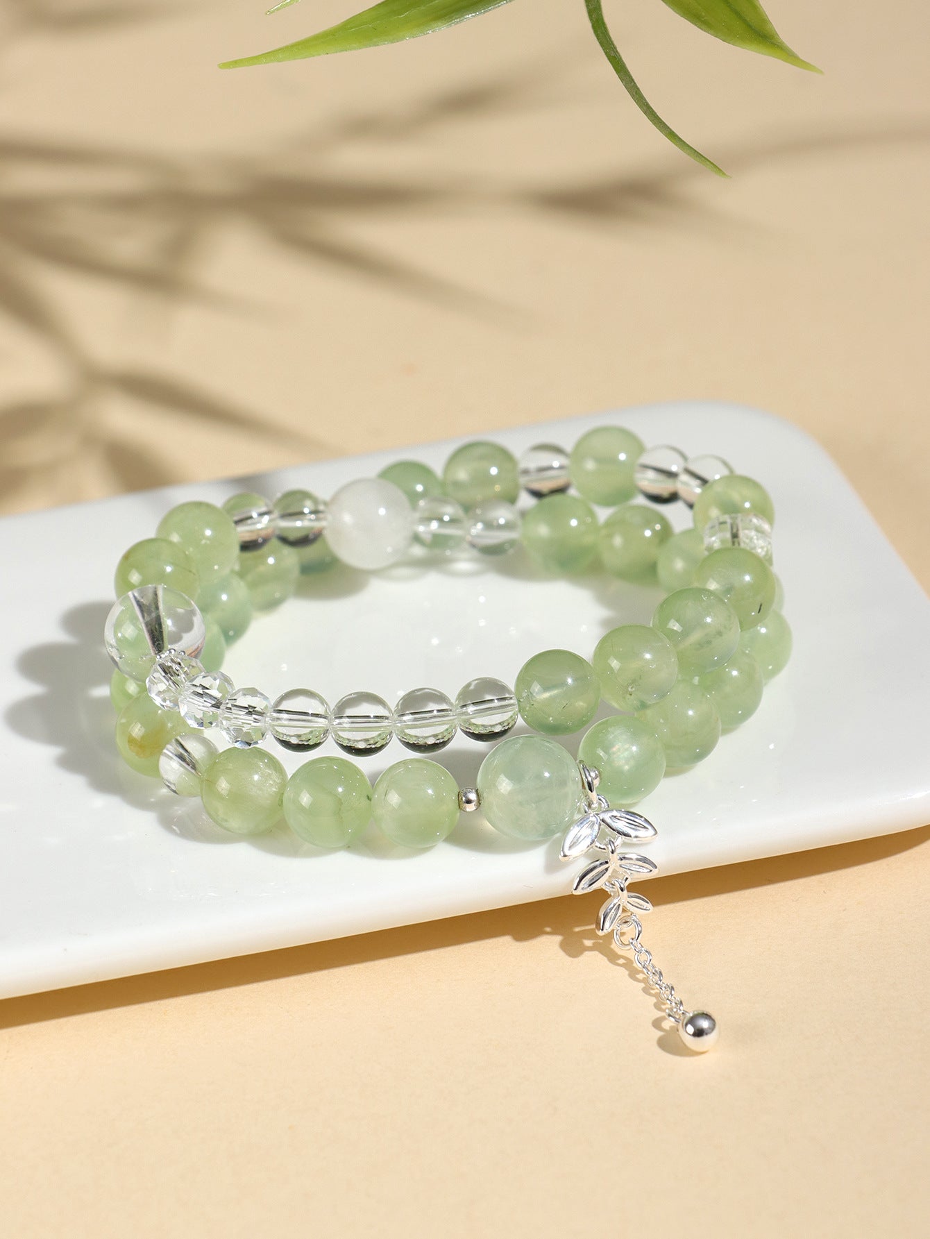 Planderful Fortune's Favor Bracelet – Elegant White Crystal Design