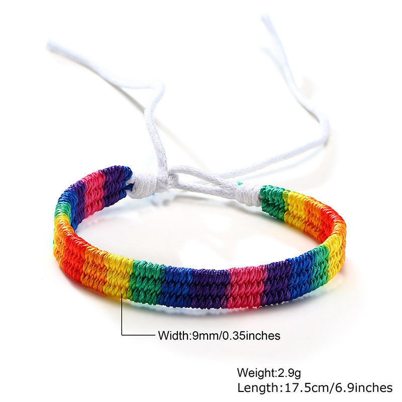 Braided Adjustable Stainless Steel Bracelet