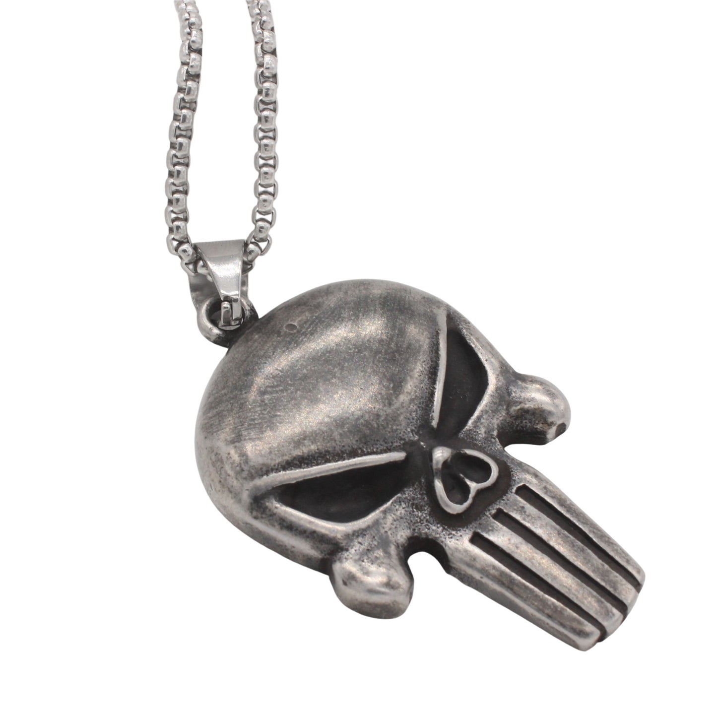 Planderful Jewelry Titanium Skull Pendant For Men Personalized Vintage Style Everyday Genie