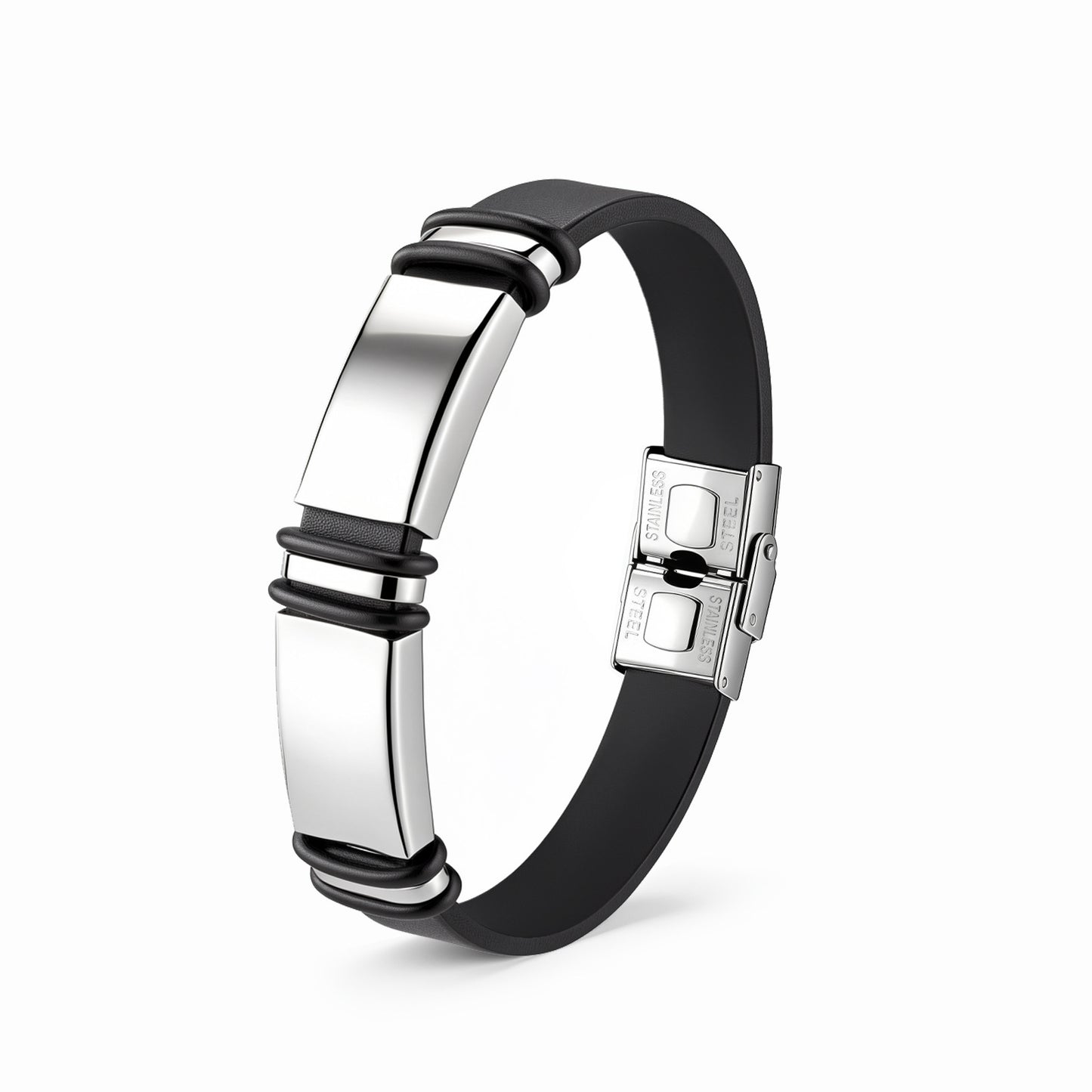 Stainless Steel Unisex Bracelet By Planderful Everyday Genie Durable Couple Wristband Gift