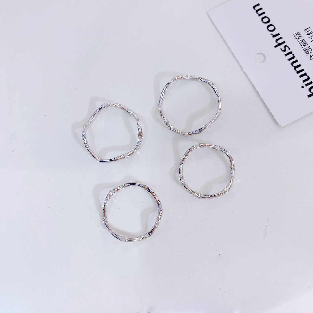 Sterling Silver Wave Ring
