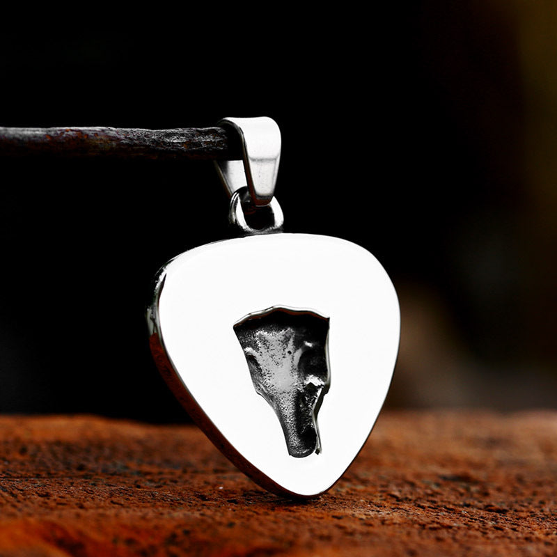 Stainless Steel Bull Head Pendant – Titanium Steel Men's Pendant Necklace