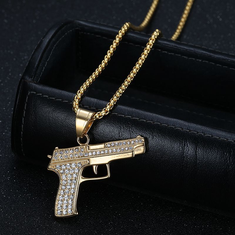 Zircon Necklace - Statement Hip Hop Pendant