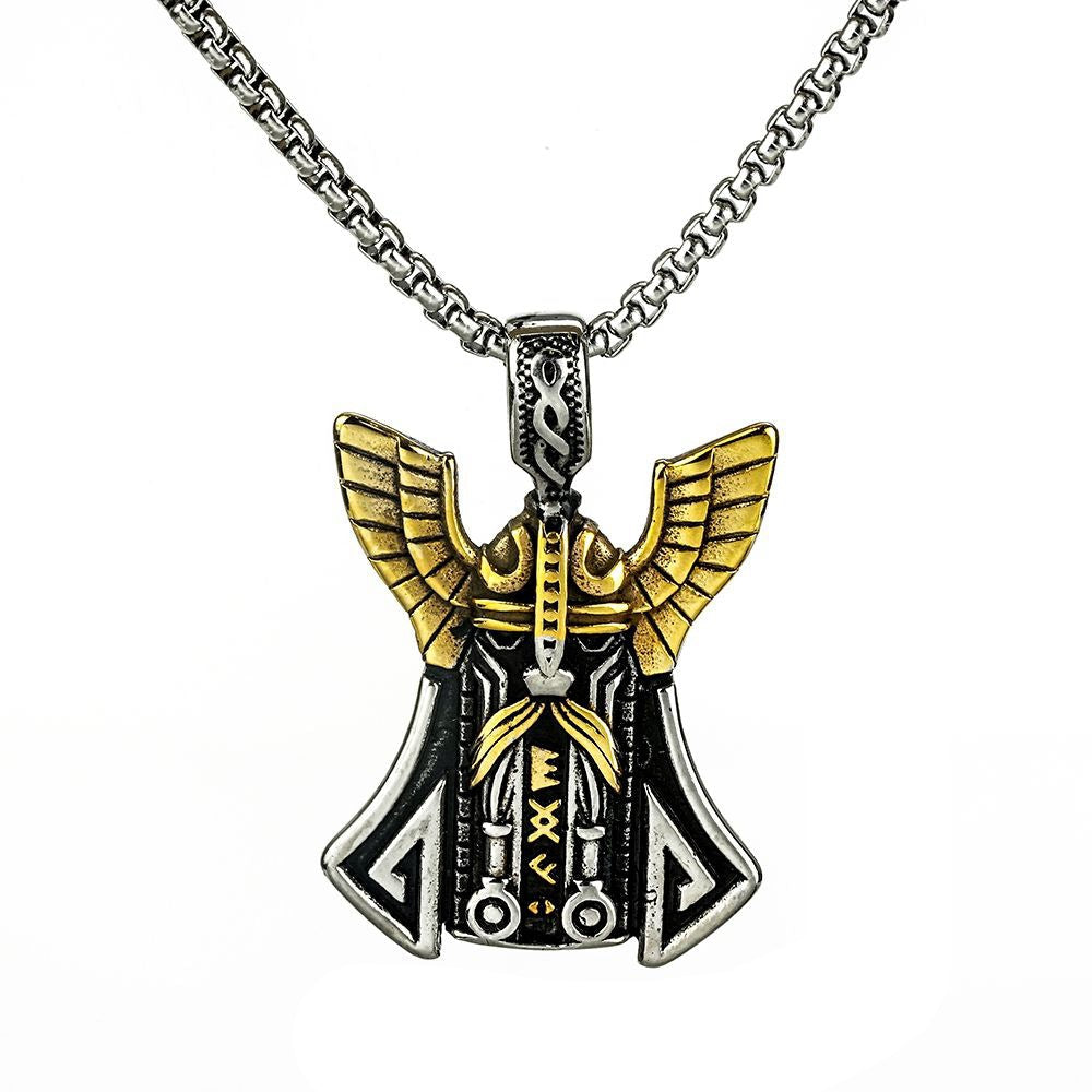 Viking Viking'S Stainless Steel Pendant Necklace