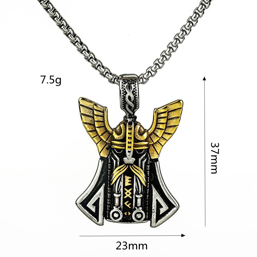 Viking Viking'S Stainless Steel Pendant Necklace